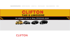 Desktop Screenshot of cliftontaxiservice.com